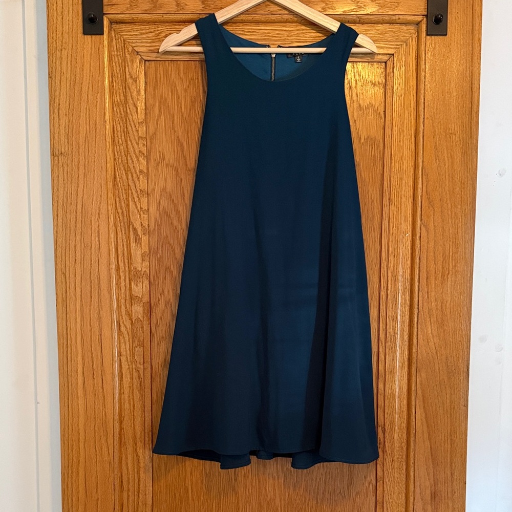 Teal Sleeveless Dress